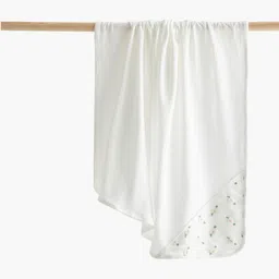 Giggles by Babyshop White & Green Cotton Single Bed Blanket-image-13