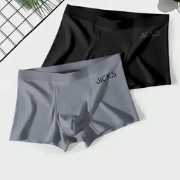 JICKS Pack Of 2 Breathability Trunks 2_A1_06_M-Multicolour-17