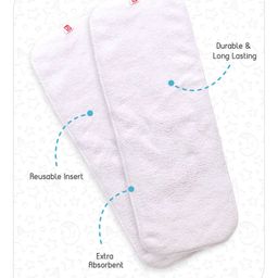 Babyhug Free Size Reusable Cloth Diaper Stipe Print With 2 SmartDry Inserts - Multicolor image 5