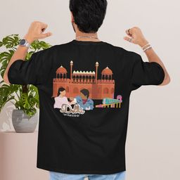 Broke Memers Graphic Printed Drop-Shoulder Sleeves Cotton Oversized T-shirt-image-65