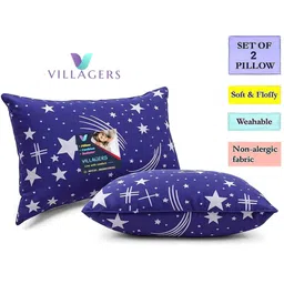 VILLAGERS Blue Set of 2 Cotton Pillow-picture-42
