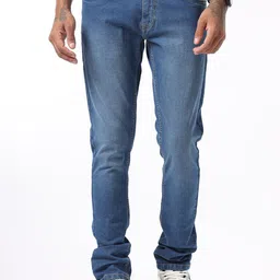 WROGN Men Comfort Tapered Fit Light Fade Jeans-picture-16