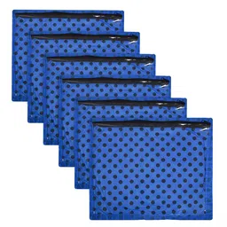 Kuber Industries Blue Set of 6 Regular Multi-Utility Organisers-15