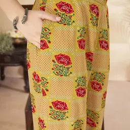 Anouk Printed Top With Palazzo Co-Ords image 3