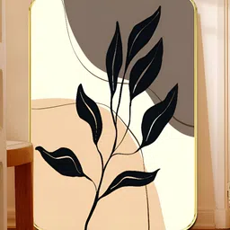 Livin'luxe White & Grey 1 Piece Wood Floral and Botanical Wall Paintings-picture-18