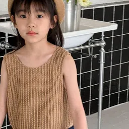 LULU & SKY Girls Self Design Regular Top-image-6