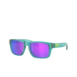 OAKLEY Unisex Kids Rectangle UV Protected Lens Sunglasses 888392641663-Violet-0