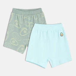 MINI KLUB Boys Abstract Printed Pure Cotton Regular Shorts-picture-6