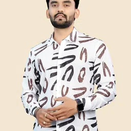 VS MALL Men Printed Classic Casual Shirt-image-52