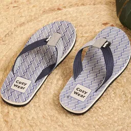 Cozy Wear Men Blue Flip Flops-picture-37