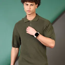 LIMEROAD Men Polo Collar Pockets T-shirt-image-60