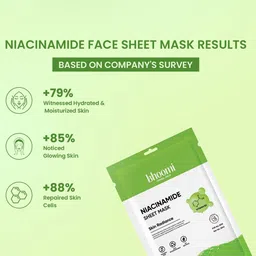BHOOMI HERBAL INDIA Niacinamide Sheet Mask - 20 ml image 3