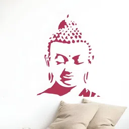 Decor Villa Burgundy Budha Wall Sticker-picture-14