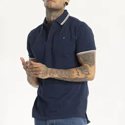 Snitch Men Polo Collar Slim Fit T-shirt-picture-42