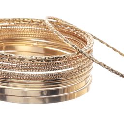 Priyaasi Set Of 14 Rose Gold-Plated Bangles image 4
