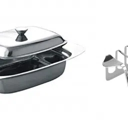 Butter Dish With 6 Slit Toast Rack Butter Dish Serving Set-image-55