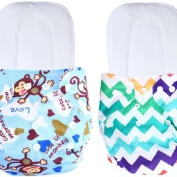 Reusable Soft Cloth Diaper for Babies 0-3 Years with Eco-Friendly Insert-image-2