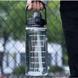 MANTRA 2 Liter Water Bottel(Black) 2000 ml Water Bottle-image-25