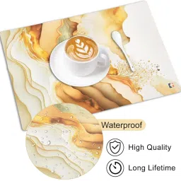 kuber industries Rectangular Pack of 6 Table Placemat image 5