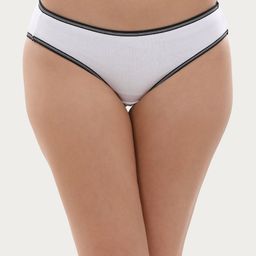 Clovia Women White Solid Low Waist Bikini Briefs PN2557P18XL-image-45