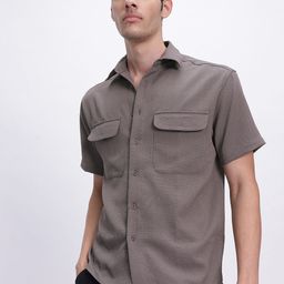 glitchez Street Smart Textured Shirt-image-23