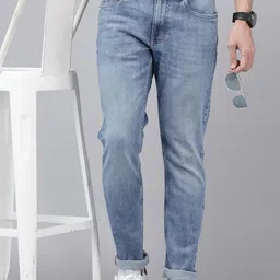 U.S. Polo Assn. Denim Co. Men Brandon Slim Tapered Fit Heavy Fade Stretchable Jeans-47