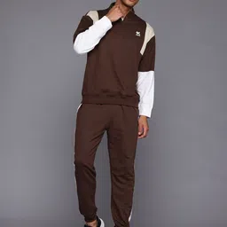HRX by Hrithik Roshan Colourblocked Lifestyle Tracksuit-image-63