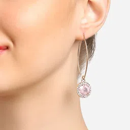 Zaveri Pearls Gold-Plated Artificial Stones Drop Earrings-21