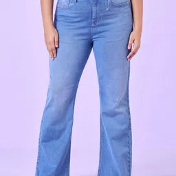 Big Hello - The Plus Life Women BootcutLight Fade Jeans-image-42