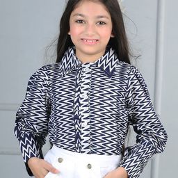 CutiekinsGirls Geometric Printred Shirt Style Top-picture-12
