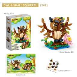 BanBao Owl Bird Building Block Set DIY Owl Model Toy Blocks Owl Bricks Educational Toy For Children - RS7660 BanBao Owl Bird Building Block Set DIY Owl Model Toy Blocks Owl Bricks Educational Toy For Children - RS7660 image 2
