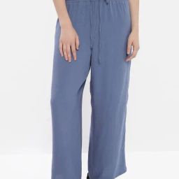 American Eagle OutFitters Navy Flared Pants-picture-33