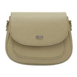 Globus Women Olive Solid Vegan Leather Sling Bag-picture-34