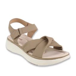 Mochi Women Beige Ankle Strap Sandals-image-39