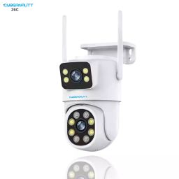 Cybernautt Smart Wi-Fi Camera 6 MP UHD Dual Lens (2.8 mm + 6 mm) with AI Human Detection & Two-Way Audio, Z6C image 2
