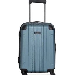 Reaction Kenneth Cole Blue 4 Wheels Small Hard Cabin Trolley Bag-image-21