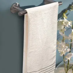 Mark Home Simply Soft Ivory Cotton 500 GSM Zero Twist Anti Bacterial Ladies Towel - Set of 1-image-77