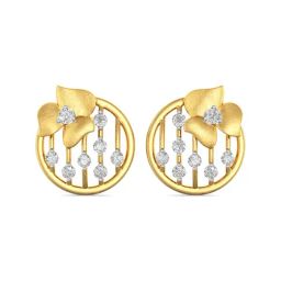 Joyalukkas 18k Gold & Diamond Stud Earrings for Women-image-84