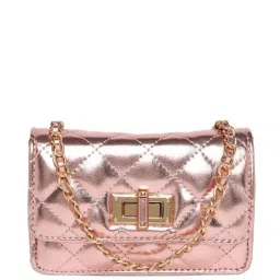 Aldo AIJAAX693 Pink Quilted Small Sling Handbag-image-28