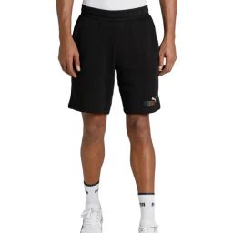 Puma Black Cotton Regular Fit Shorts-image-117