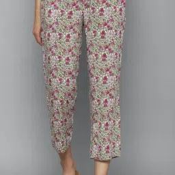 Allen Solly Multicolor Floral Print Trousers-image-73