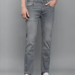 Louis Philippe Grey Slim Fit Jeans-image-47