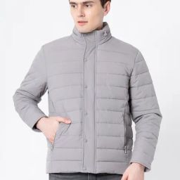 Red Tape Slate Grey Full Sleeves High Neck Jacket-image-69