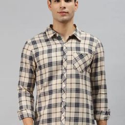 Hubberholme Multi Cotton Regular Fit Checks Shirt-image-19