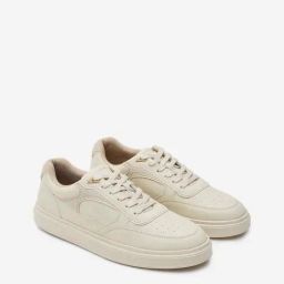 LUNA BLU by Westside Beige Perforated Design Sneakers-image-67