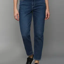 American Eagle Outfitters Blue Blended Regular Fit Stretch Mom Jeans-image-51