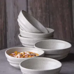 Goodhomes White Melamine Soup Bowl (0.4 L) - Set of 6-11