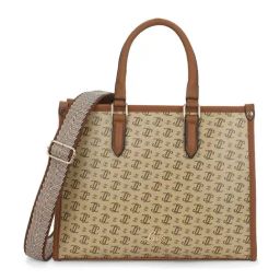 Lavie Taupe Double Handle Large Satchel Handbag-42