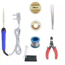 Hillgrove 7 Pcs 25 W Flat Tip Soldering Iron Machine Tool Kit, HGFC003-12