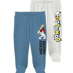 x2o Infants Girls Pack Of 2 Printed Cotton Footed Track Pants-8